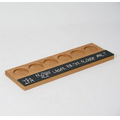 6-Slot Sampler Paddle with Chalkboard